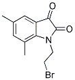 1-(2-BROMOETHYL)-5,7-DIMETHYL-1H-INDOLE-2,3-DIONE|
