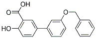 3'-(BENZYLOXY)-4-HYDROXY[1,1'-BIPHENYL]-3-CARBOXYLIC ACID Struktur