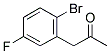 2-BROMO-5-FLUOROPHENYLACETONE Struktur