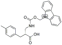 (R)-2-[(9H-FLUOREN-9-YLMETHOXYCARBONYLAMINO)-METHYL]-3-P-TOLYL-PROPIONIC ACID Struktur