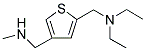 N-ETHYL-N-((4-[(METHYLAMINO)METHYL]-2-THIENYL)METHYL)ETHANAMINE Struktur