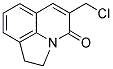 5-(CHLOROMETHYL)-1,2-DIHYDRO-4H-PYRROLO[3,2,1-IJ]QUINOLIN-4-ONE Struktur