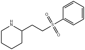 2-(2-BENZENESULFONYL-ETHYL)-PIPERIDINE Struktur