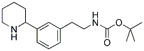 [2-(3-PIPERIDIN-2-YL-PHENYL)-ETHYL]CARBAMIC ACID TERT-BUTYL ESTER Struktur