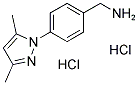 [4-(3,5-DIMETHYL-1H-PYRAZOL-1-YL)BENZYL]AMINE DIHYDROCHLORIDE Struktur