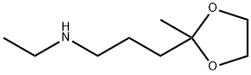 N-ETHYL-(3-(2-METHYL-[1,3]DIOXOLAN-2-YL)PROPYL)-AMINE Struktur