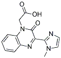 [3-(1-METHYL-1H-IMIDAZOL-2-YL)-2-OXOQUINOXALIN-1(2H)-YL]ACETIC ACID Struktur