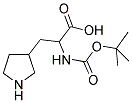 2-TERT-BUTOXYCARBONYLAMINO-3-PYRROLIDIN-3-YL-PROPIONIC ACID Struktur