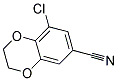 8-CHLORO-2,3-DIHYDRO-1,4-BENZODIOXINE-6-CARBONITRILE Struktur