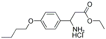 ETHYL 3-AMINO-3-(4-BUTOXYPHENYL)PROPANOATE HYDROCHLORIDE Struktur