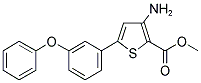 3-AMINO-5-(3-PHENOXY-PHENYL)-THIOPHENE-2-CARBOXYLIC ACID METHYL ESTER Struktur