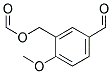 5-FORMYL-2-METHOXYBENZYL FORMATE Struktur