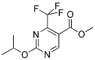 METHYL-2-ISOPROPOXY-4-TRIFLUOROMETHYL-5-PYRIMIDINE CARBOXYLATE Struktur