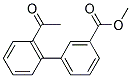 METHYL 2'-ACETYL[1,1'-BIPHENYL]-3-CARBOXYLATE Struktur