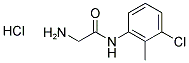 2-AMINO-N-(3-CHLORO-2-METHYLPHENYL)ACETAMIDE HYDROCHLORIDE Struktur