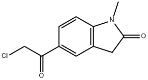 5-(CHLOROACETYL)-1-METHYL-1,3-DIHYDRO-2H-INDOL-2-ONE Struktur