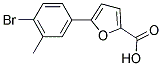 5-(4-BROMO-3-METHYLPHENYL)-2-FUROIC ACID Struktur