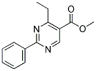 METHYL-2-PHENYL-4-ETHYL-5-PYRIMIDINE CARBOXYLATE Struktur