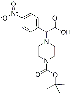 2-(4-BOC-PIPERAZINYL)-2-(4-NITRO-PHENYL)ACETIC ACID Struktur