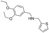 N-(3,4-DIETHOXYBENZYL)-N-(THIEN-2-YLMETHYL)AMINE Struktur