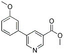 METHYL 5-(3-METHOXYPHENYL)NICOTINATE Struktur