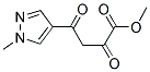 4-(1-METHYL-1 H-PYRAZOL-4-YL)-2,4-DIOXO-BUTYRIC ACID METHYL ESTER Struktur