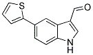 5-(2-THIENYL)-1H-INDOLE-3-CARBALDEHYDE Struktur