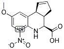 (3AR,4S,9BS)-8-METHOXY-6-NITRO-3A,4,5,9B-TETRAHYDRO-3H-CYCLOPENTA[C]QUINOLINE-4-CARBOXYLIC ACID Struktur