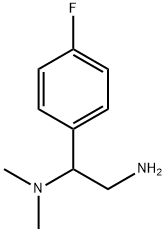 1-(4-FLUORO-PHENYL)-N1,N1-DIMETHYL-ETHANE-1,2-DIAMINE Struktur