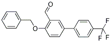 4-(BENZYLOXY)-4'-(TRIFLUOROMETHYL)[1,1'-BIPHENYL]-3- CARBALDEHYDE Struktur