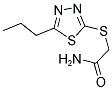 2-[(5-PROPYL-1,3,4-THIADIAZOL-2-YL)SULFANYL]ACETAMIDE Struktur