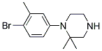 1-(4-BROMO-3-METHYLPHENYL)-2,2-DIMETHYLPIPERAZINE Struktur