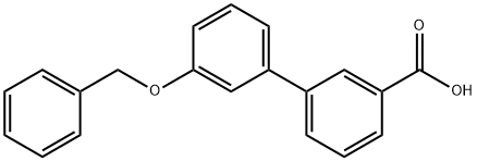 3'-(BENZYLOXY)[1,1'-BIPHENYL]-3-CARBOXYLIC ACID Struktur