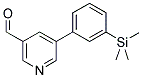 5-[3-(TRIMETHYLSILYL)PHENYL]NICOTINALDEHYDE Struktur