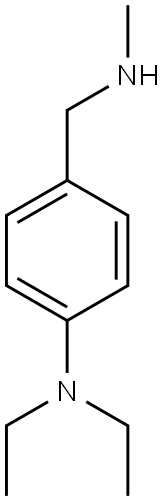 N,N-DIETHYL-4-[(METHYLAMINO)METHYL]ANILINE Struktur