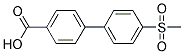 4'-(METHYLSULFONYL)[1,1'-BIPHENYL]-4-CARBOXYLIC ACID Struktur