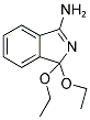 1,1-DIETHOXY-1H-ISOINDOL-3-AMINE Struktur