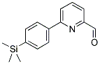 6-[4-(TRIMETHYLSILYL)PHENYL]PYRIDINE-2-CARBALDEHYDE Struktur