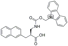 (S)-2-[(9H-FLUOREN-9-YLMETHOXYCARBONYLAMINO)-METHYL]-3-NAPHTHALEN-2-YL-PROPIONIC ACID Struktur