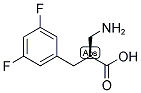 (S)-2-AMINOMETHYL-3-(3,5-DIFLUORO-PHENYL)-PROPIONIC ACID Struktur