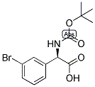 (R)-(3-BROMO-PHENYL)-TERT-BUTOXYCARBONYLAMINO-ACETIC ACID Struktur