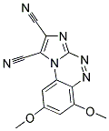 6,8-DIMETHOXYIMIDAZO[2,1-C][1,2,4]BENZOTRIAZINE-1,2-DICARBONITRILE Struktur