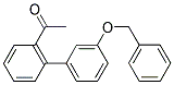 1-[3'-(BENZYLOXY)[1,1'-BIPHENYL]-2-YL]ETHANONE Struktur