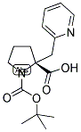 BOC-(R)-ALPHA-(2-PYRIDINYLMETHYL)-PROLINE Struktur