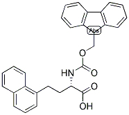 (S)-2-(9H-FLUOREN-9-YLMETHOXYCARBONYLAMINO)-4-NAPHTHALEN-1-YL-BUTYRIC ACID Struktur