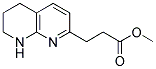 3-(5,6,7,8-TETRAHYDRO-[1,8]NAPHTHYRIDIN-2-YL)-PROPIONIC ACID METHYL ESTER Struktur