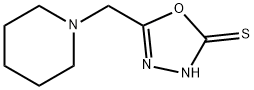 5-(PIPERIDIN-1-YLMETHYL)-1,3,4-OXADIAZOLE-2-THIOL Struktur