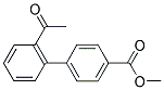 METHYL 2'-ACETYL[1,1'-BIPHENYL]-4-CARBOXYLATE Struktur