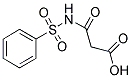 3-OXO-3-[(PHENYLSULFONYL)AMINO]PROPANOIC ACID Struktur