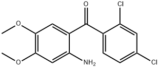 (2-AMINO-4,5-DIMETHOXY-PHENYL)-(2,4-DICHLORO-PHENYL)-METHANONE Struktur